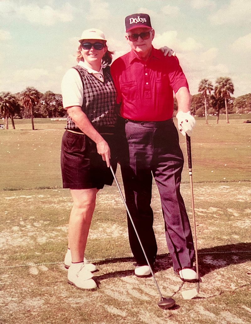 Dad and Me On Our Final Golf Trip